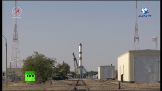 Запуск космического грузовика «Прогресс МС-07» (перенесён на 14 октября)