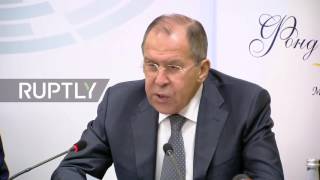 Sergey Lavrov address the Potsdam Meeting