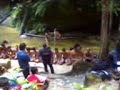 Photo Tradisi Kekebalan Suku Asli Kalimantan Borneo Indonesia