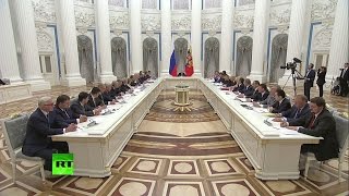 Владимир Путин проводит заседание Совета по стратегическому развитию и приоритетным проектам