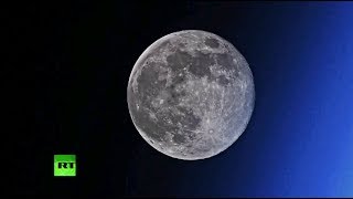 Космонавт снял на видео «исчезающую» Луну