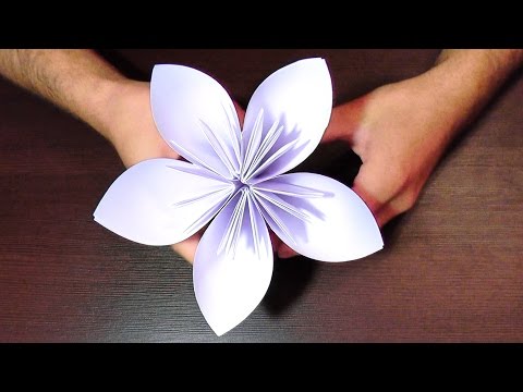 Цветы бумажные поделки 68