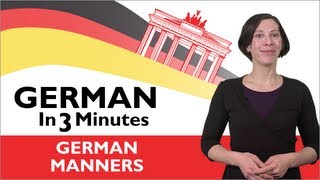 Learn German German In Three Minutes Thank You You Re Welcome In German Youtube