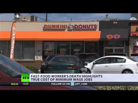 Min-wage death: Fast Food  worker tragedy exposes true cost of low wage sector  9/4/14  (Minimum Wage)
