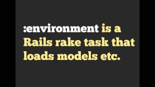 rake task in rails