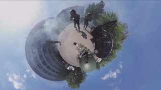 Counter-Strike в реальности: Учения СОБРа ФТС в Москве (ВИДЕО 360)