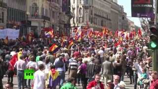 Шествие в честь годовщины Второй Испанской Республики