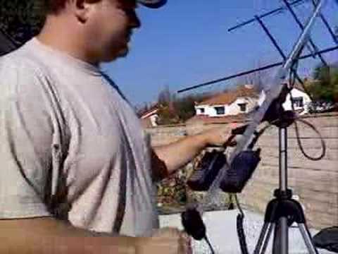 Nice and antenna for amateur sattelite