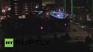 Улицы Далласа после нападения на полицейских в ходе беспорядков
