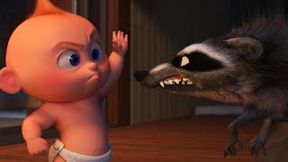 Incredibles 2 Fight Scene in Full: Jack-Jack vs. Raccoon (Exclusive) Incredibles 2 Fight Scene in Full: Jack-Jack vs. Raccoon (Exclusive)