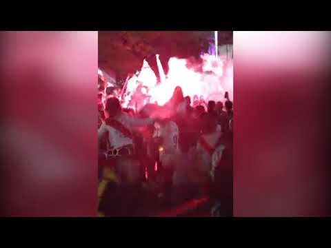 River Campeón: los festejos de los hinchas en el centro de Paraná