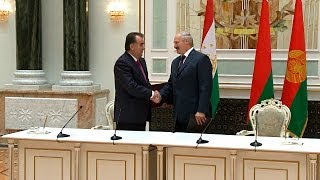 Беларусь и Таджикистан подписали пакет документов, расширяющих сотрудничество в ряде сфер