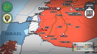 31 июля 2018. Военная обстановка в Сирии. Завершающий этап операции против ИГИЛ у Голанских высот.
