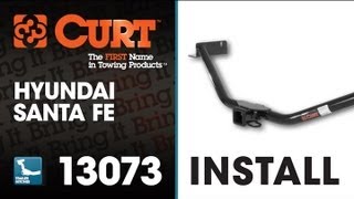 Trailer Hitch Install: CURT 13073 on 2011 Hyundai Santa Fe