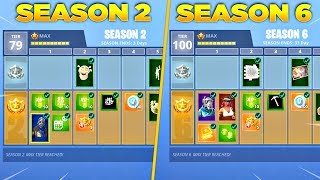 Evolution of Fortnite Battle Pass Items From Season 2 - Season 6! (Fortnite Nostalgia)Evolution of Fortnite Battle Pass Items From Season 2 - Season 6! (Fortnite Nostalgia)