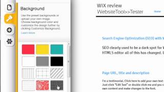 Wix HTML5 editor: how it works