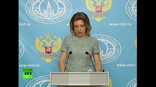 Мария Захарова проводит еженедельный брифинг (14 июля 2016)
