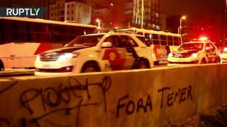 В Сан-Паулу протест против и.о. президента Бразилии перерос в беспорядки