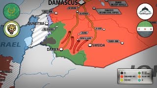 2 июля 2018. Военная обстановка в Сирии. Развал обороны боевиков на юго-западе Сирии.
