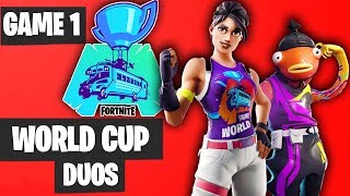 Fortnite World Cup DUO Game 1 Highlights [Fortnite World Cup Highlights]Fortnite World Cup DUO Game 1 Highlights [Fortnite World Cup Highlights]