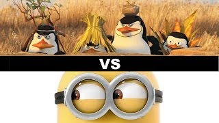 Penguins of Madagascar vs Minions Movie 2015 - Beyond The Trailer