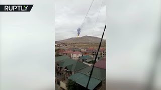 В Азербайджане произошло извержение грязевого вулкана