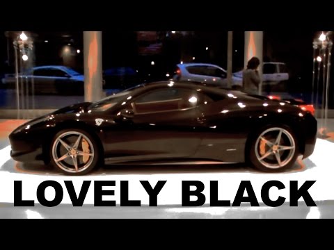 Black Ferrari 458 Italia