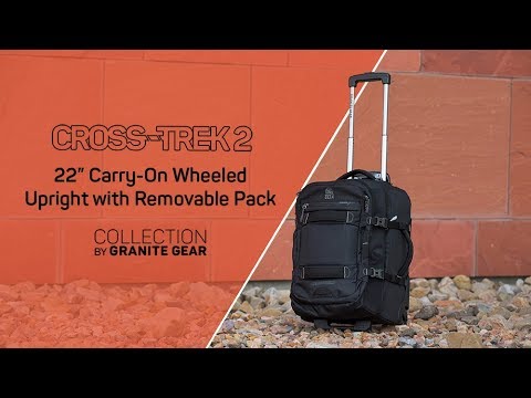 Сумка-рюкзак на колесах Cross Trek 2 W/Pack 74 Midnight Blue/Flint Granite Gear