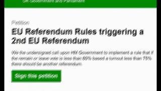 Brexit petition - есть первый миллион !!!