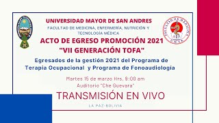 Emisión en directo de EVENTOS UMSA 2022