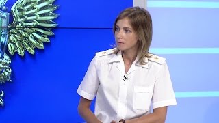 Наталья Поклонская в телепрограмме «Наше право» («Бизим акъкъымыз»)