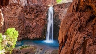 "Waterfalls of the World" (+Music)1 HR Healing Nature Relaxation Video 1080p with Musc
