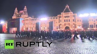 В Москве прошла ночная репетиция парада Победы