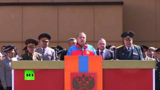 Глава МЧС открыл памятник пожарным в Москве