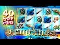 40 Free Spins Nautilus - BIG WIN 1c WMS Video Slots