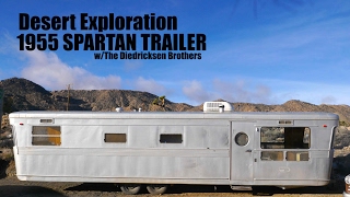 Desert Exploration- RARE 1955 Spartan Trailer/Camper in Joshua Tree