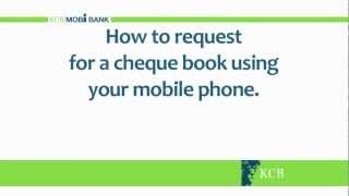 How To Request For A Cheque Book Youtube