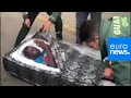 Ces migrants se cachaient dans des matelas Ces migrants se cachaient dans des matelas