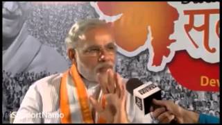 Watch How Narendra Modi Destroyed Rahul Kanwal a Seudo Secular Journalist