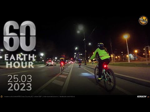 VIDEOCLIP Ora Pamantului 2023, pe biciclete in Bucuresti