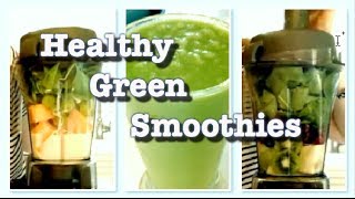 Healthy Green Smoothie Recipes // Vegan Smoothies by a Dietitian