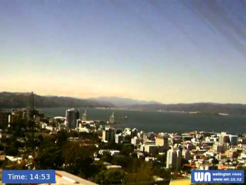 Wellington NZ Timelapse of Wednesday the 14th of March 2012 SeeHistory 2