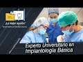 Imatge de la portada del video;Experto Universitario en Implantología Básica - Título Propio de la Universitat de València