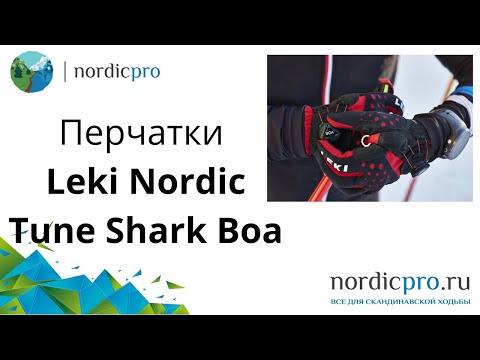 Перчатки Leki Nordic Tune Shark Boa Black