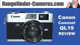 Canon Canonet QL19 New 1971 rangefinder 35mm film camera.wmv