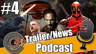 Cinepinions Podcast #4 - Trailertalk/News | Godzilla, Deadpool, Southpaw, Prisoners, Heat