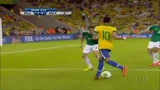 Amazing Neymar Skill & Goal of Jo  Brazil 2-0 Mexico   Confederations Cup 2013