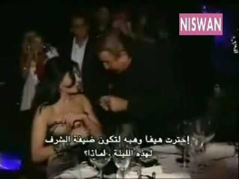 haifa wehbe in adha concert 4 0 بالفيديو:   فضيحة هيفاء وهبي بحفل روبرتو كافاري بدبي !!