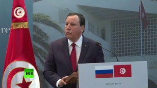 Лавров и глава МИД Туниса подводят итоги встречи (26.01.2019 14:50)
