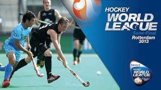 India vs New Zealand Men's Hockey World League Rotterdam Pool B [17/6/13]